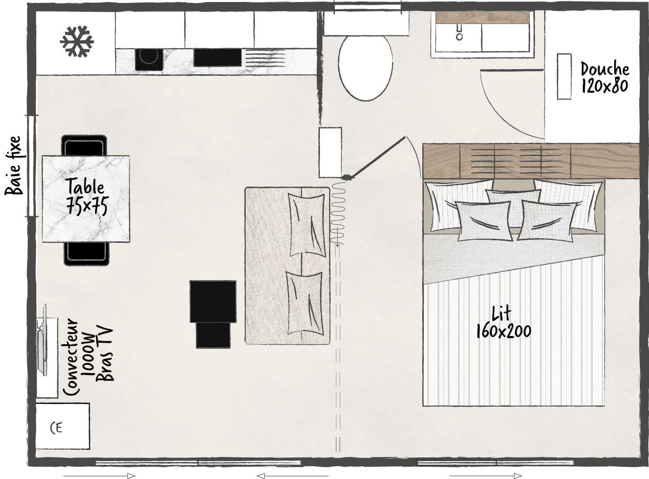 Mobil-home O’HARA KEY WEST- 1 CHAMBRE - 5